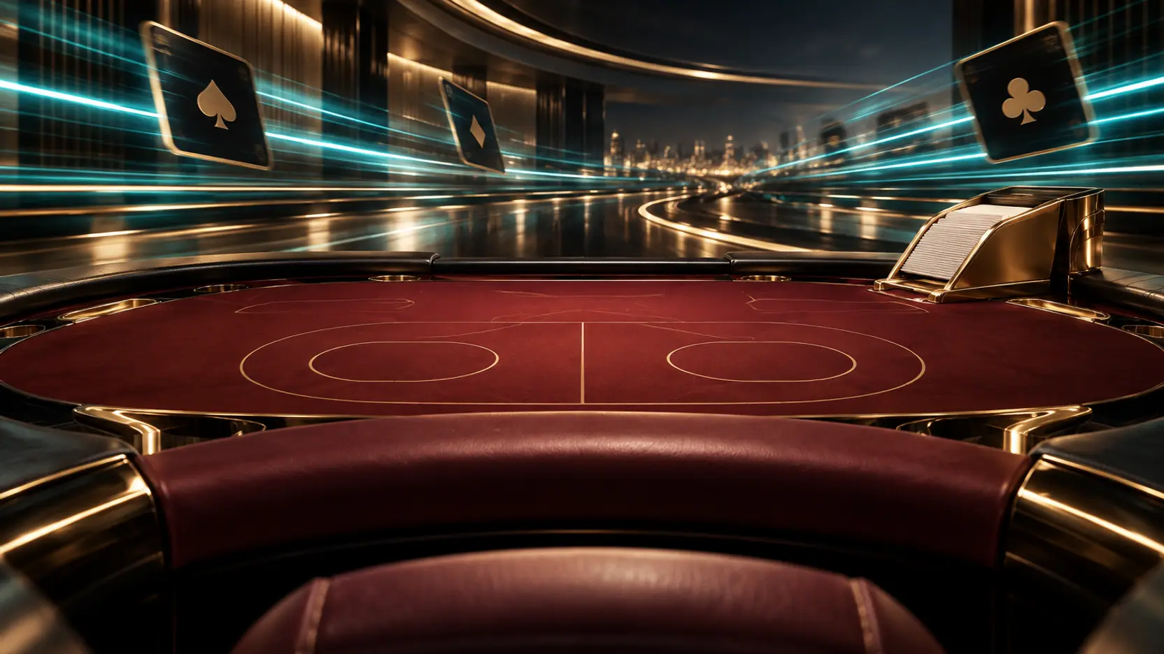 Original editorial artwork for Speed Baccarat
